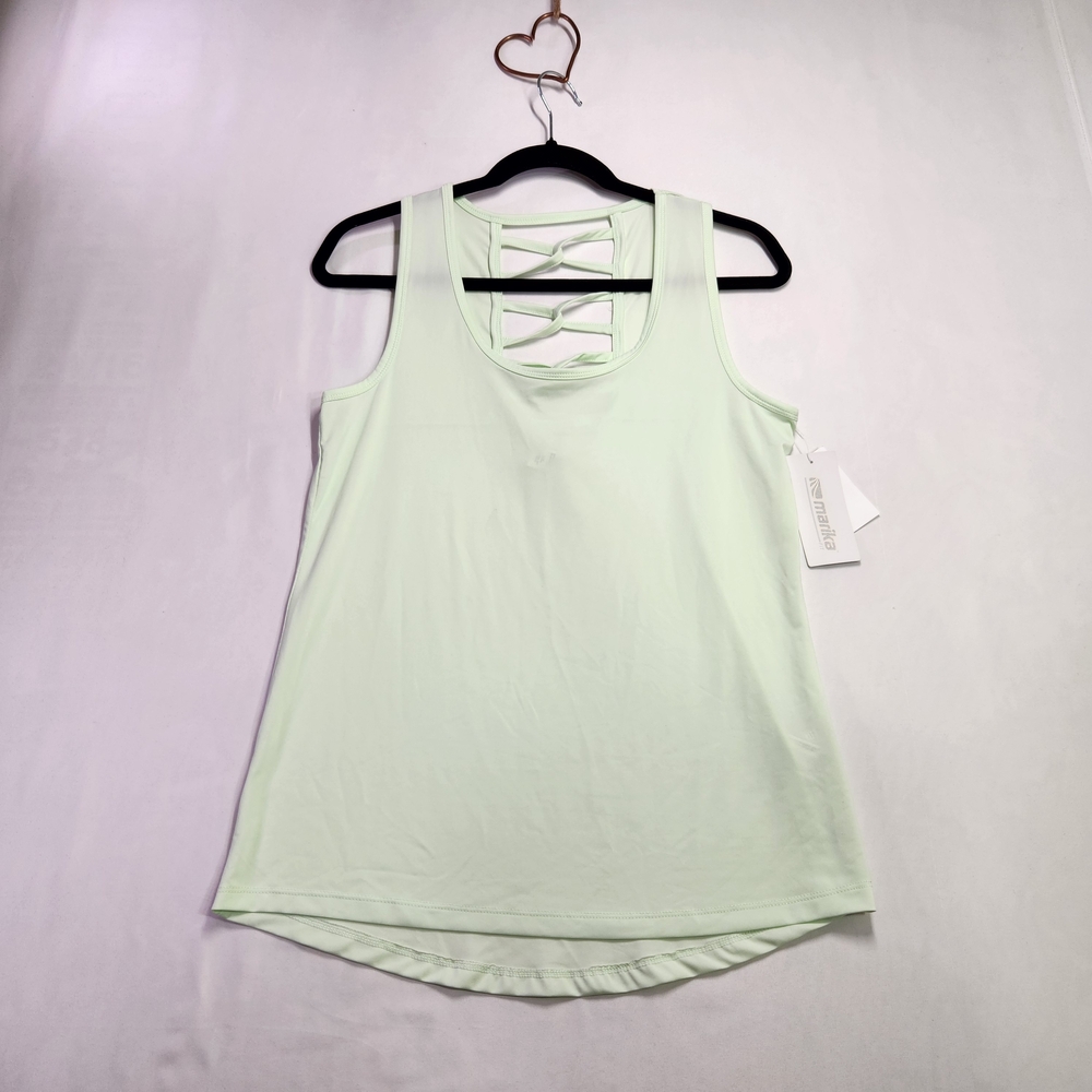 ⭐ NWT Marika Tank Top with Ladder-Style Criss Cross Back – Size Small